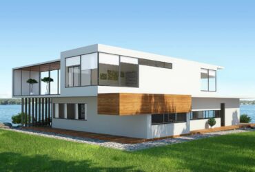 Aluminum and glass houses