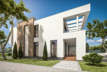 Aluminum and glass houses