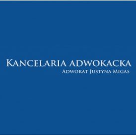 Logo firmy kancelaria adwokacja justyna migas