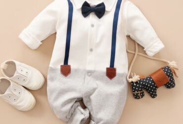 Romper from another brand sold through us.