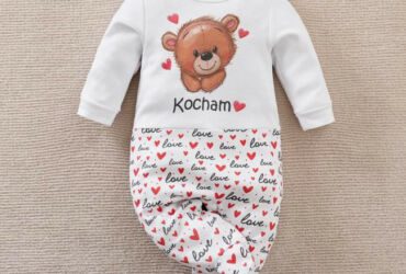Baby romper of GaGatki brand design.