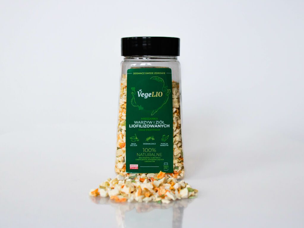 VegeLIO-blend of freeze-dried vegetables and herbs plus spices