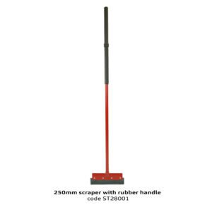 Professional metal scraper for removing the toughest dirt with a blade made of hardened steel