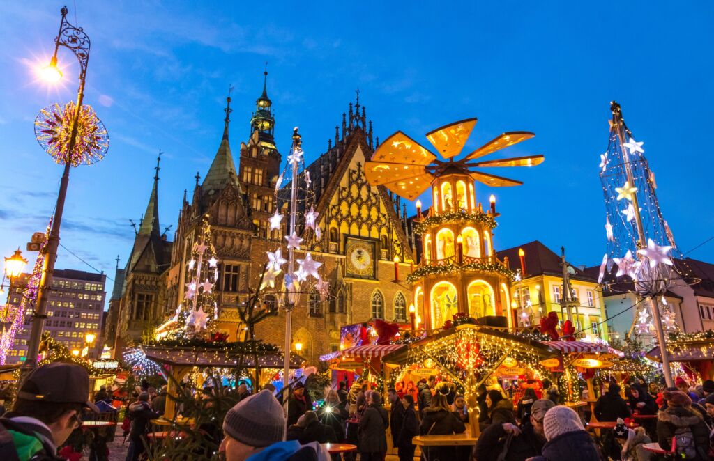kiermasz na wrocławskim rynku
