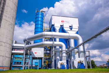 Flue gas desulfurization and dedusting installation at MPEC Włocławek.
