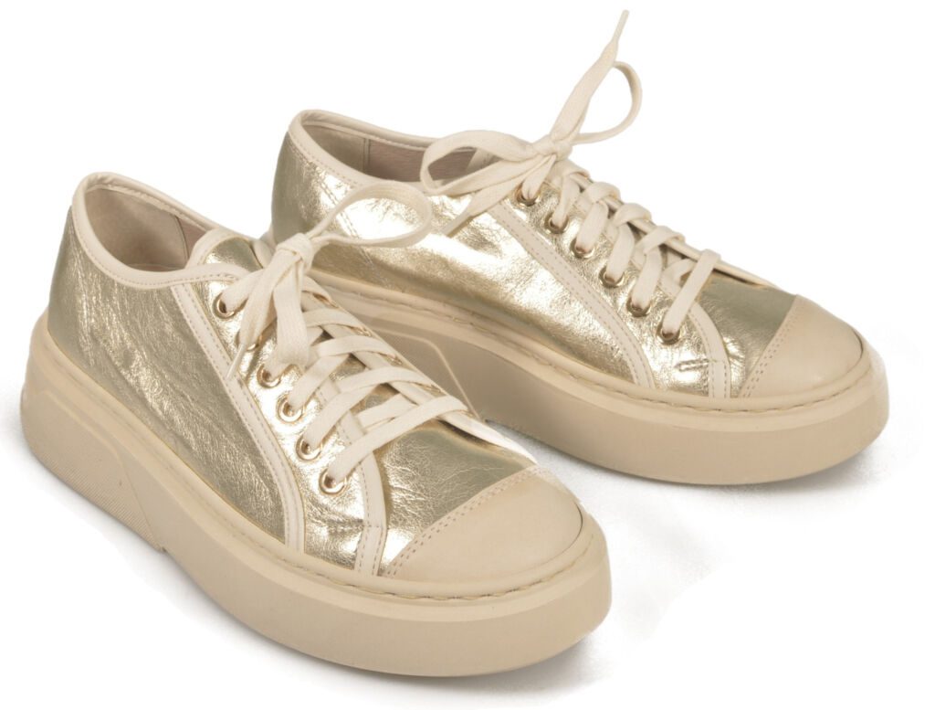 SNEAKERS REAL LEATHER with fusbet