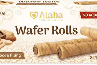 Wafer rolls Peanut & cocoa filling