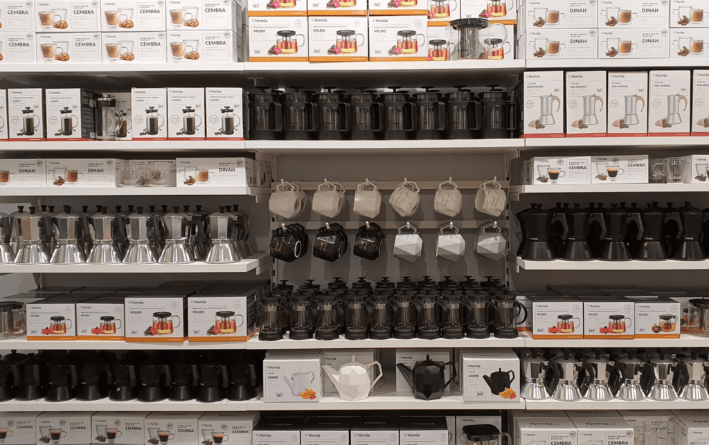 Homla example products exposition