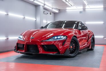 Sport's car after visit in our company.