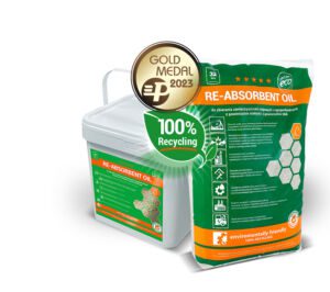 Re-Absorbent Oil for the collection of oil and petroleum contaminants from solid surface and water