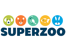 napis zuperzoo z buźkami zwierząt