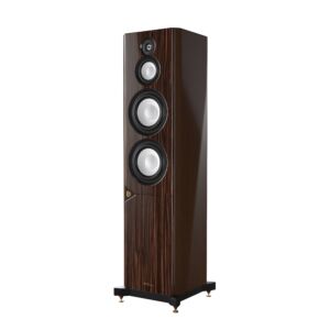 Chors series: Includes bookshelf and floor-standing loudspeakers with customizable front panels and sealed construction 
