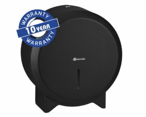 MERIDA STELLA BLACK LINE MINI toilet paper dispenser, elegant black for fashionable interiors