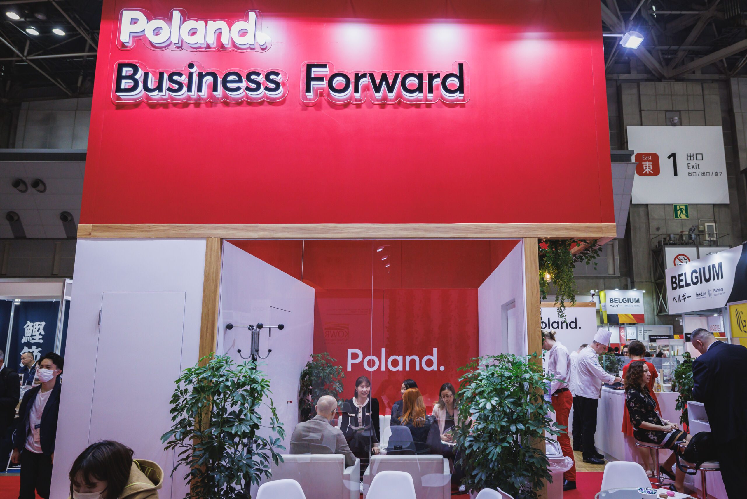 Ogólny wygląd polskiego stoiska.