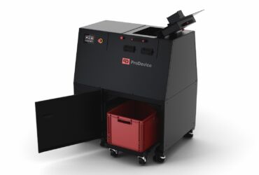 ProDevice DGX03 shredder - industrial device for the physical, automatic shredding of any type of data carrier.
