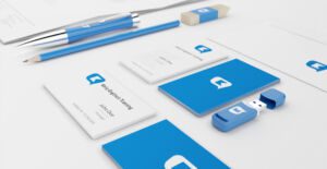 Branding example created for the Kelly Englisch Training foreign language school