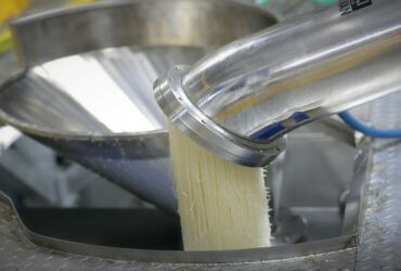 Production process – gelatin before drying