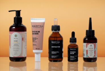 Explore the perfect duo - SkinTra for skin and body, HairTry for scalp and hair care.