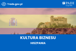 Flaga Hiszpanii na tle zamku na Majorce