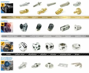 High-precision CNC turned and milled parts for automotive, medical devices, hydraulics, and HVAC industries.